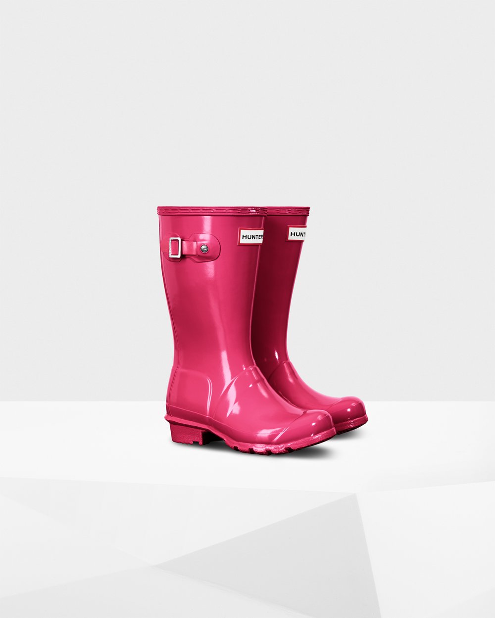 Regenlaarzen Kinderen - Hunter Original Big Gloss - Licht Roze - 43PTONYZB